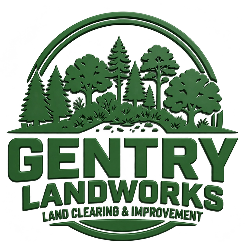 Gentry Landworks original forest emblem, cleanly reproduced